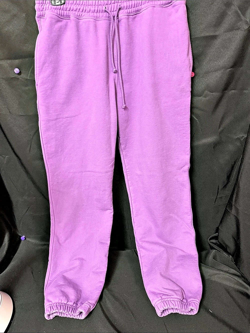 Yellow Label Purple Cotton Jogger Pants Size Medium Like New